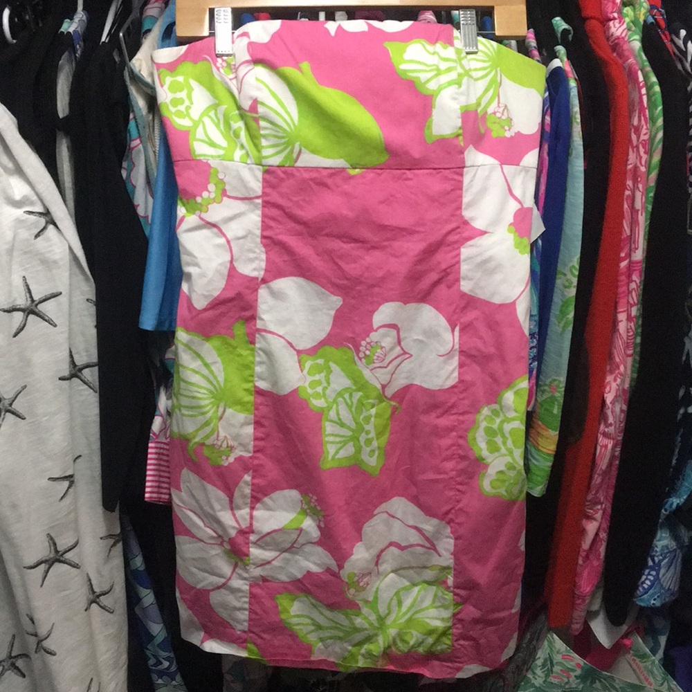 Lilly Pulitzer EUC strapless dress size 10